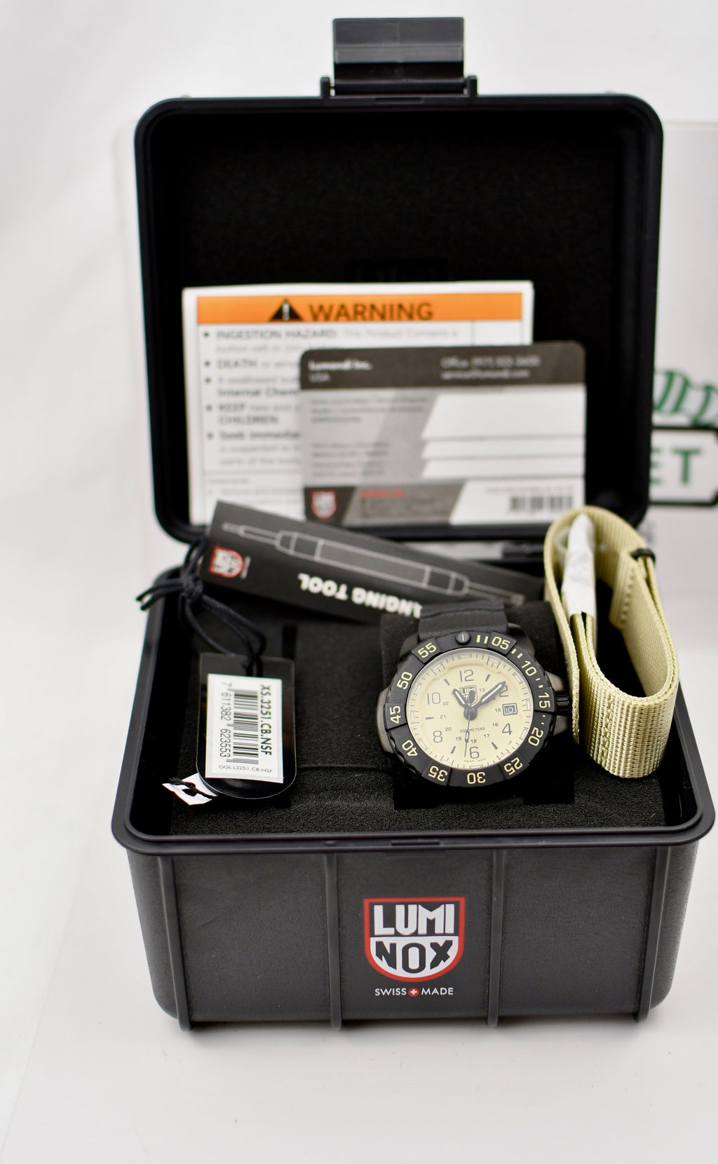 Case #682 — Luminox Navy SEAL Foundation 3250 Series Sand Dial Ref. XS.3251.CB.NSF