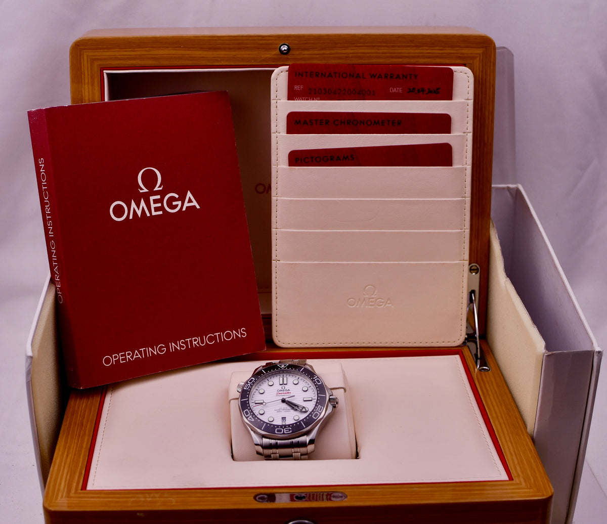Case #686 — Omega Seamaster 300 (White) Ref. 210.30.42.20.04.001