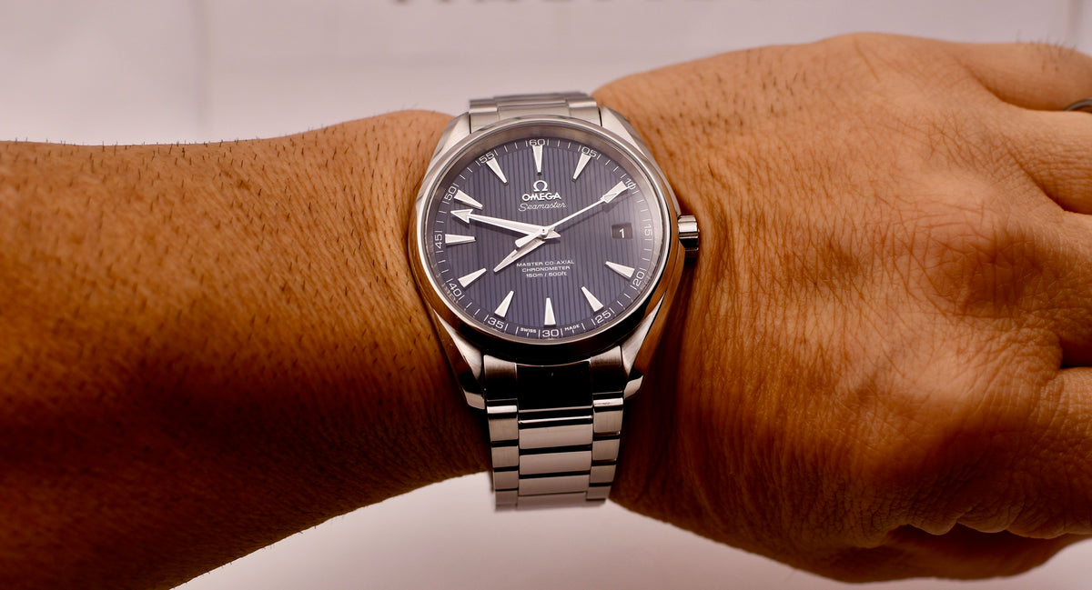 Case #690 — Omega Seamaster Aqua Terra 150M 41.5 Blue “Spectre” Ref. 231.10.42.21.03.003