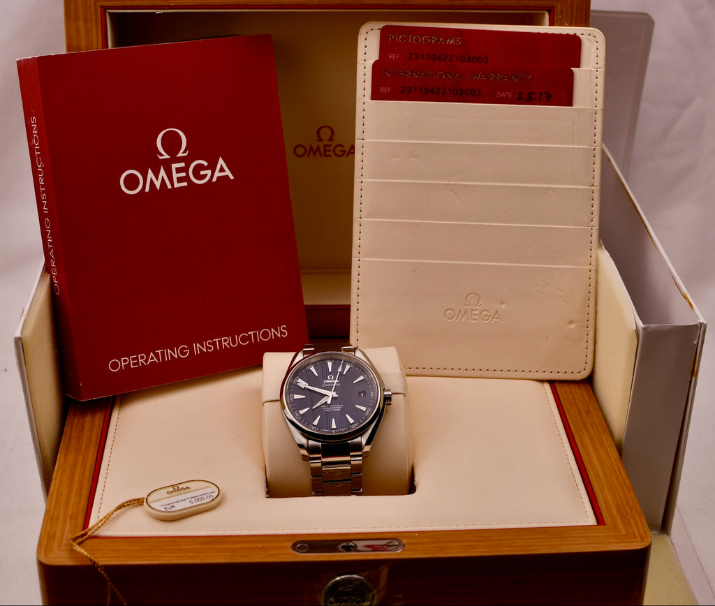 Case #690 — Omega Seamaster Aqua Terra 150M 41.5 Blue “Spectre” Ref. 231.10.42.21.03.003