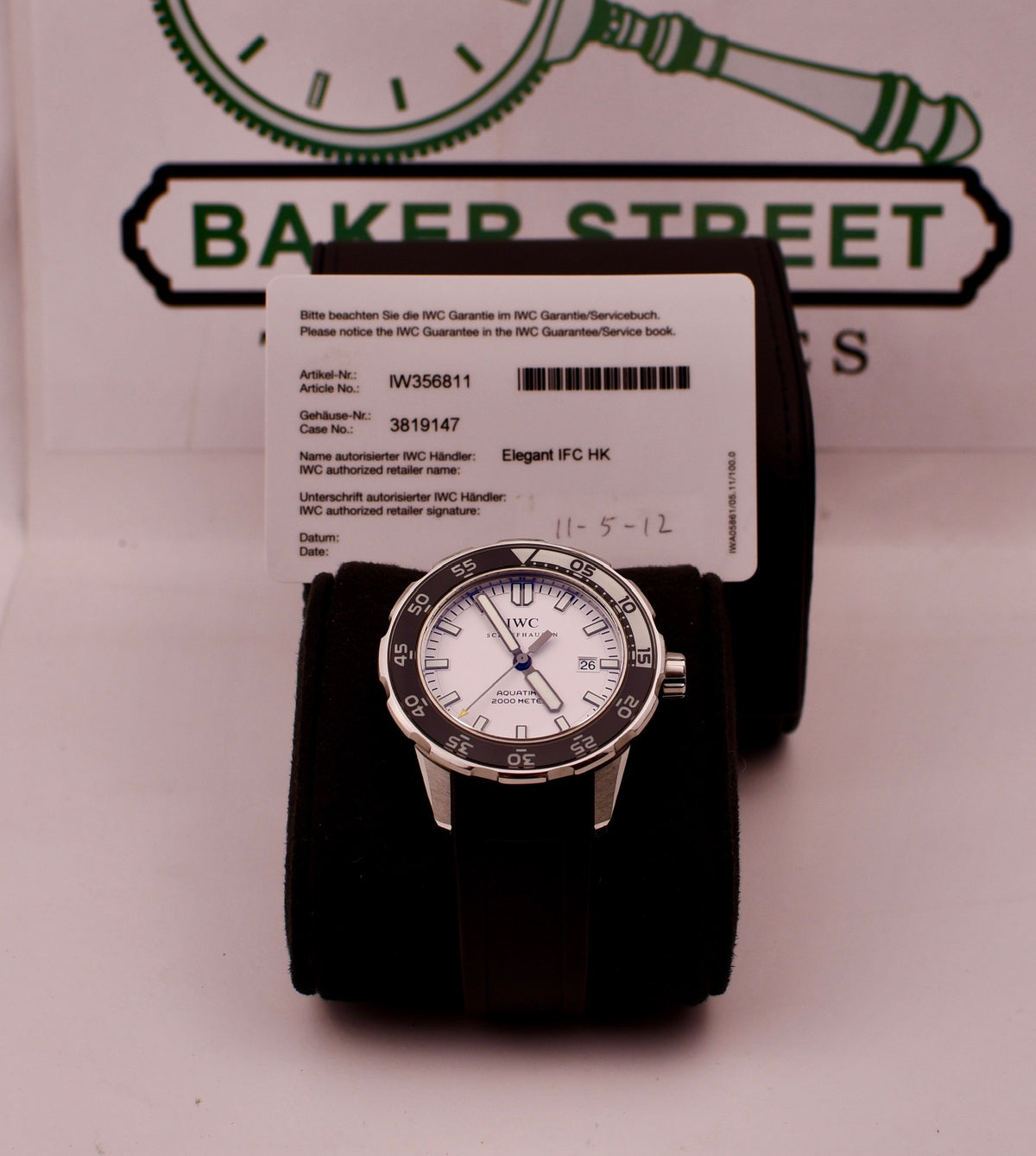 Case #704 — IWC Aquatimer Automatic 2000 “White” Ref. IW356811