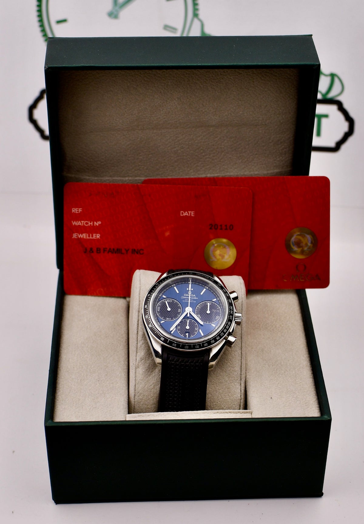 Case #711 — Omega Speedmaster Racing “Blue” Ref. 326.32.40.50.03.001