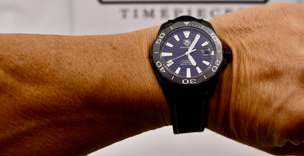 Case #715 — TAG Heuer Aquaracer Calibre 5 Titanium Ref. WAY218A.FC6362