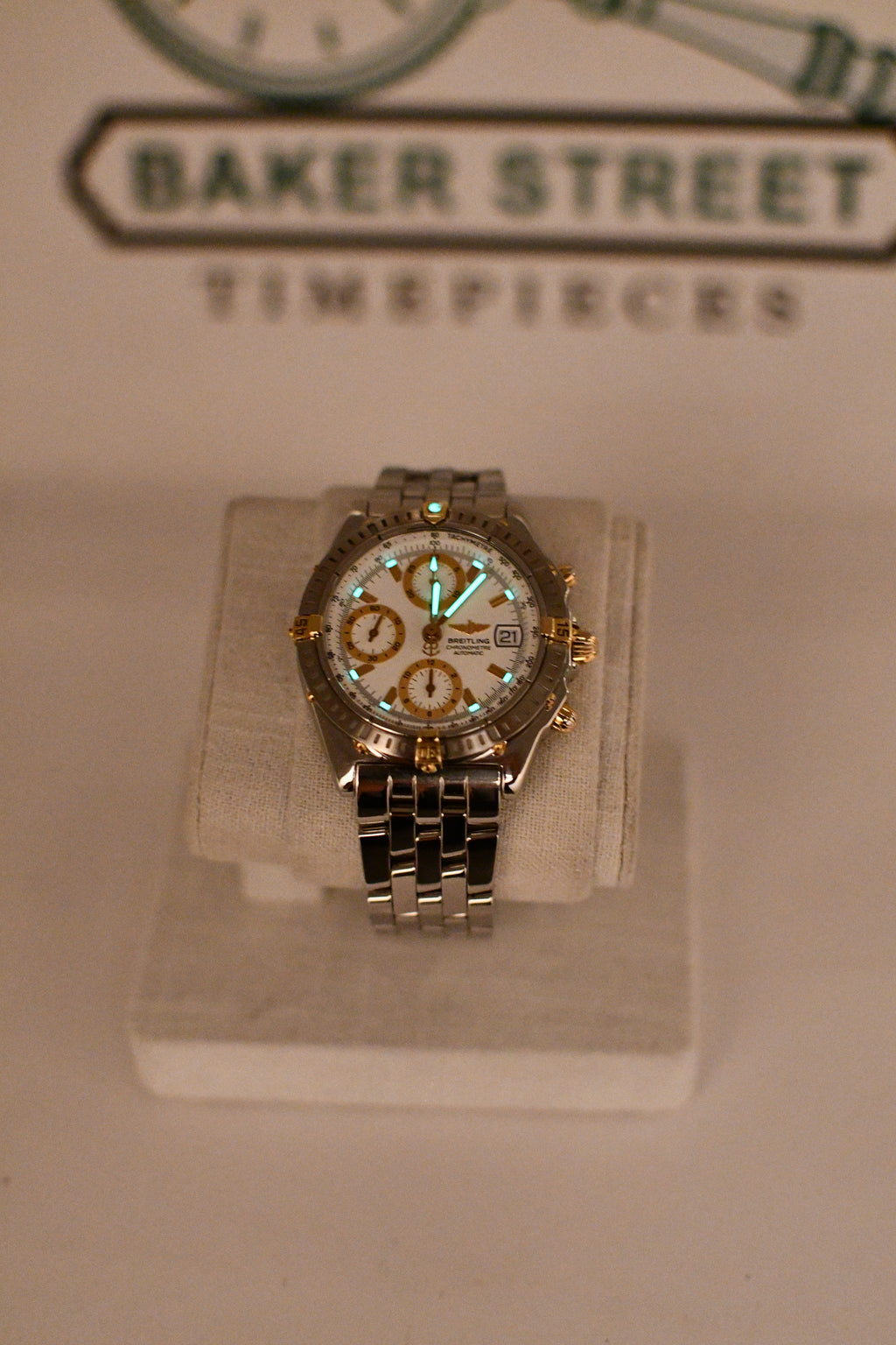 Case #707 — Breitling Chronomat Two Tone Ref. B1335211/A533