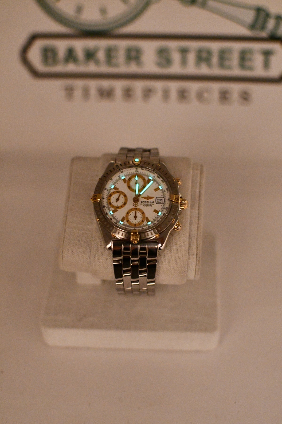 Case #707 — Breitling Chronomat Two Tone Ref. B1335211/A533