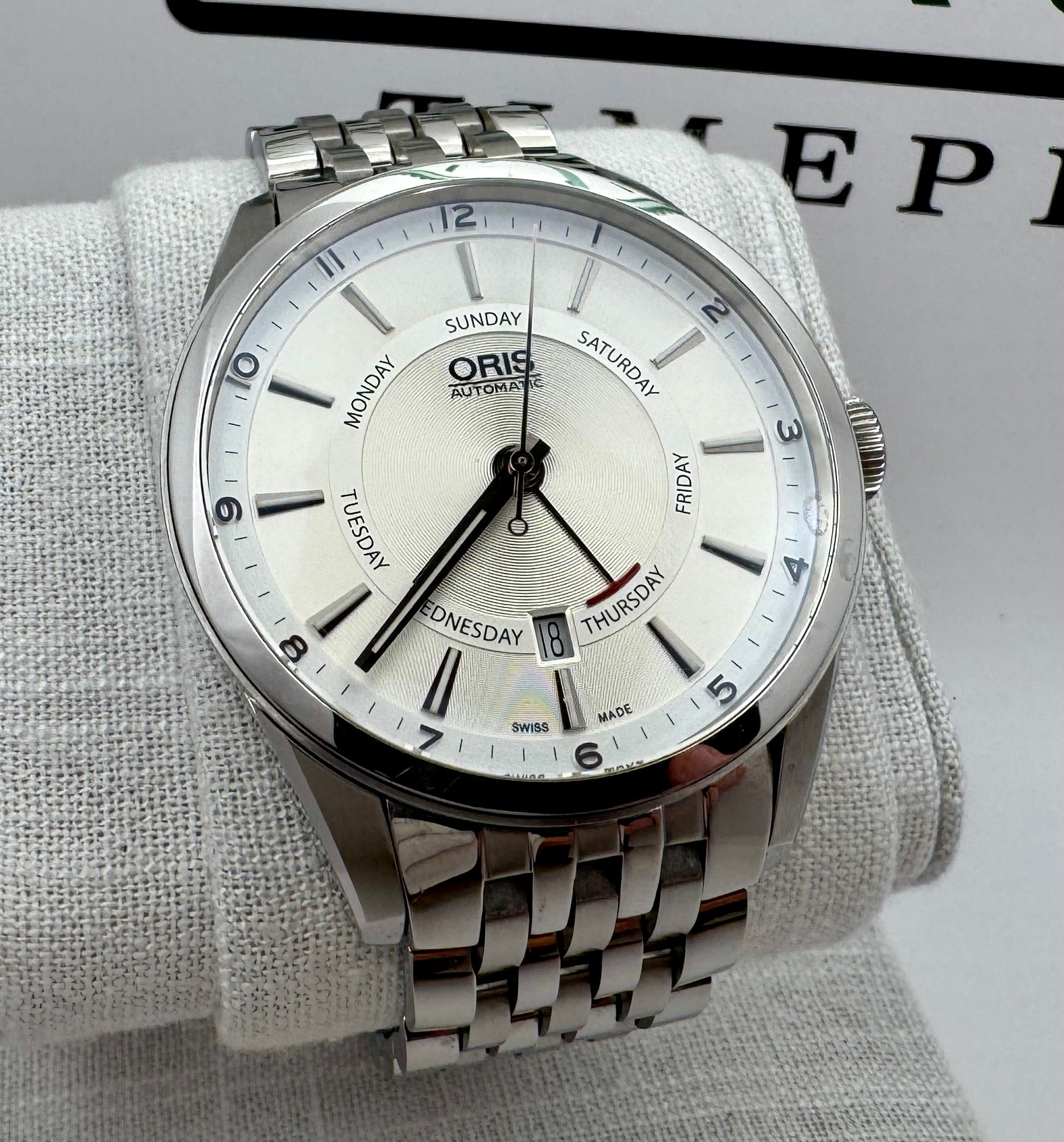 Case #94: Oris Artix Day Date Ref. 01 755 7742 4051-07 8 21 79