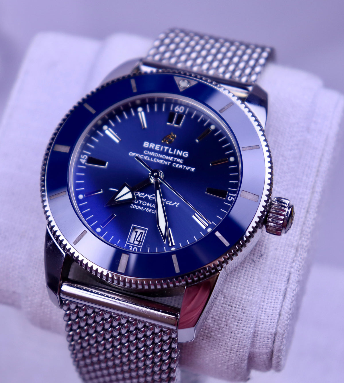 Case #674 — Breitling Superocean Heritage II 42MM Blue Ref. AB2010161C1A1