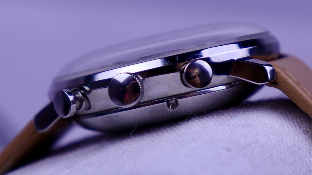 Case #673 — Junghans Max Bill Chronoscope Ref. 027/4502.04