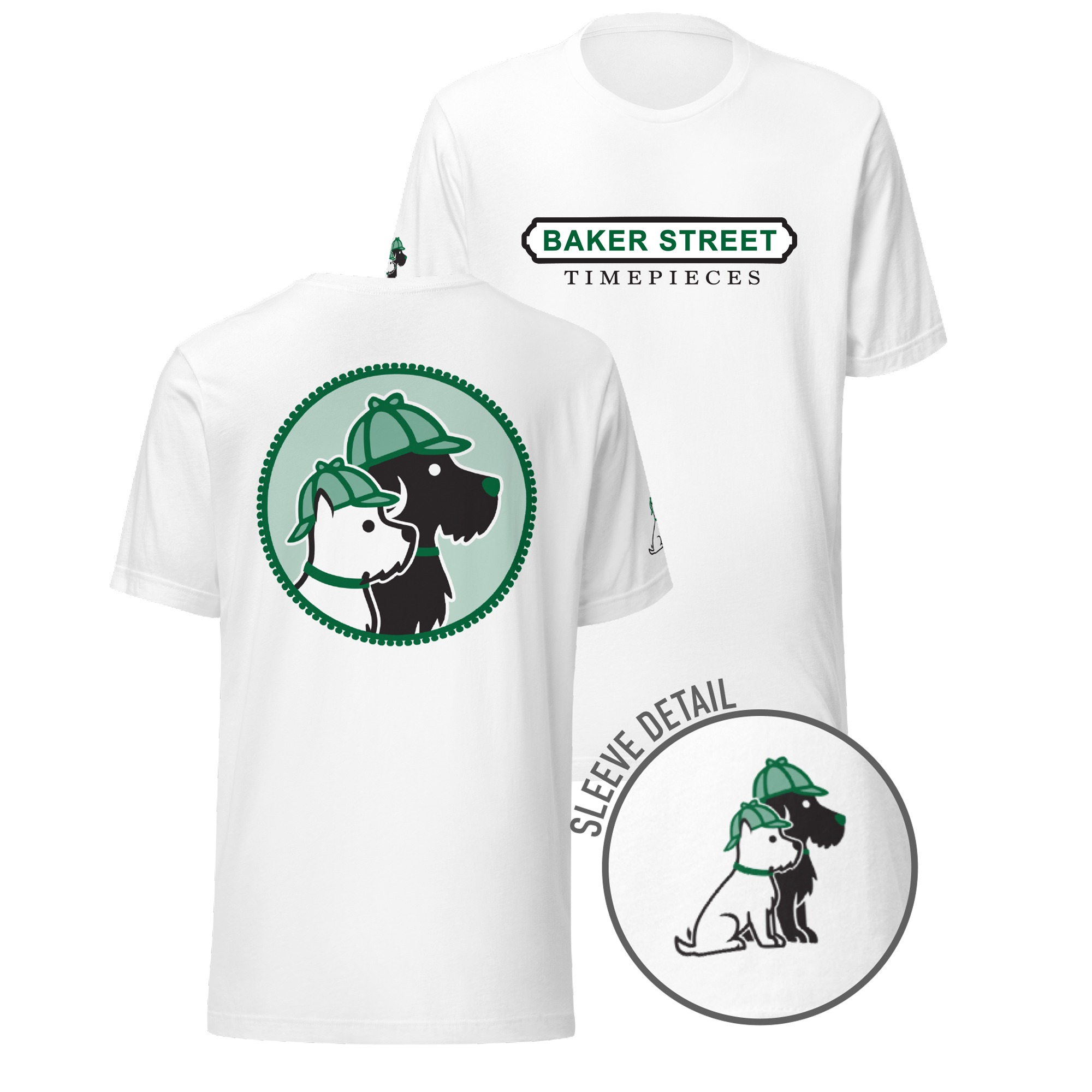 Cog & Hounds White Eco Tee