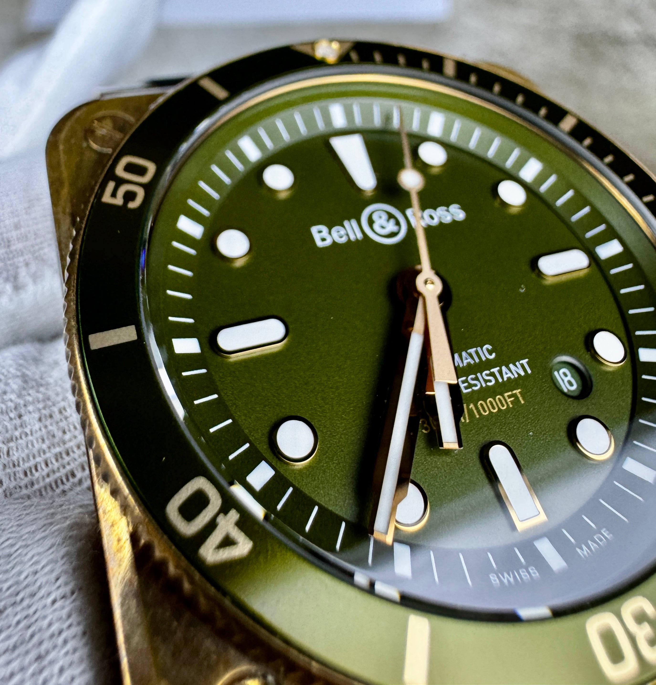 Bell & Ross Diver Bronze Green - Ref. BR0392-D-G-BR/SCA - Limited Edition