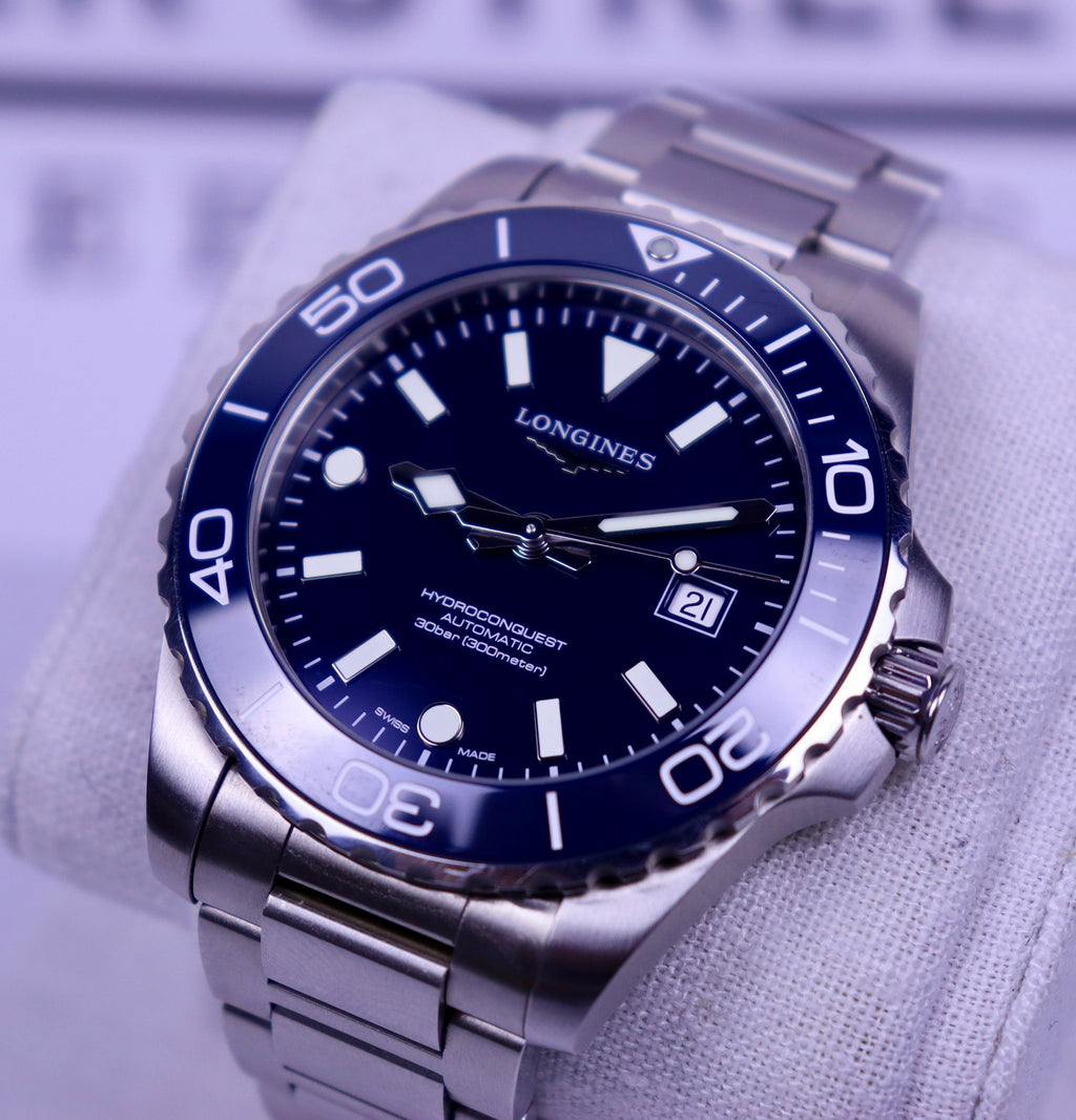 Case #529 — Longines Hydroconquest 42 MM (Blue) Ref. L3.788.4.96.6