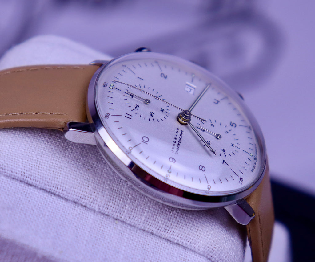Case #673 — Junghans Max Bill Chronoscope Ref. 027/4502.04