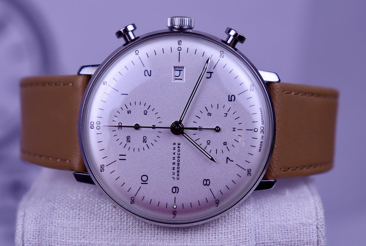 Case #673 — Junghans Max Bill Chronoscope Ref. 027/4502.04