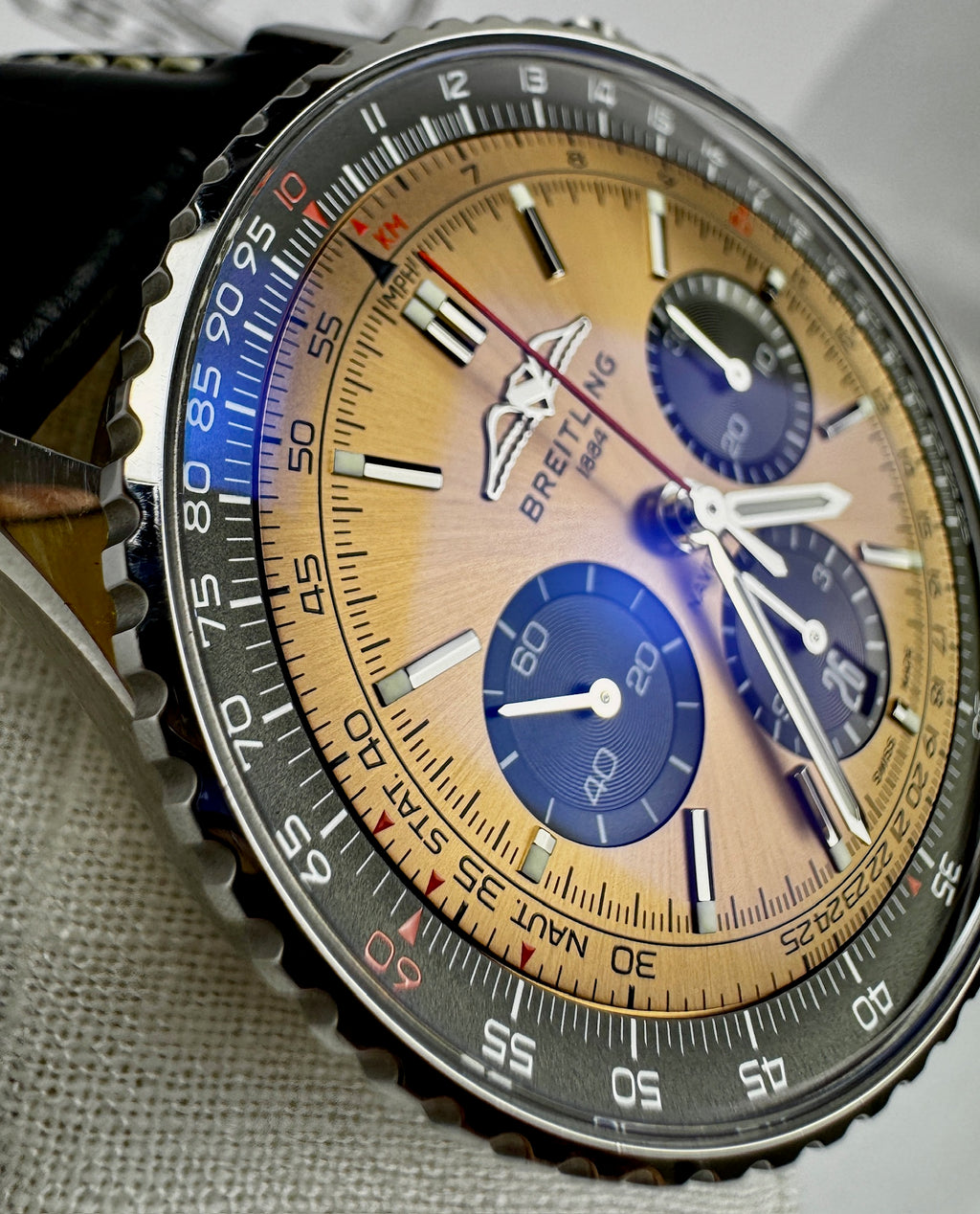 Case #61 — Breitling Navitimer AB0138241K1P1 (Copper Dial)