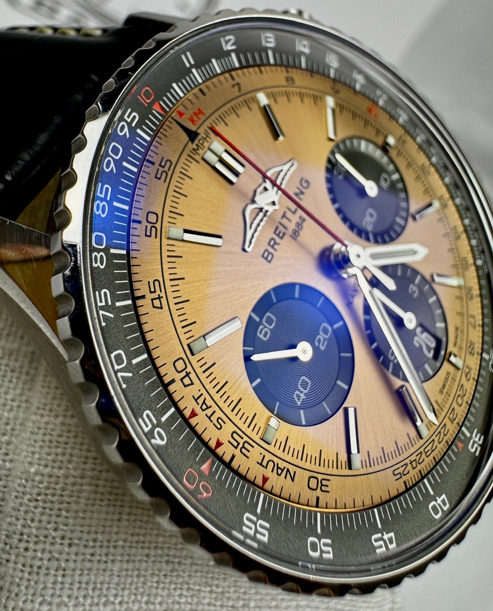 Case #61 — Breitling Navitimer AB0138241K1P1 (Copper Dial)