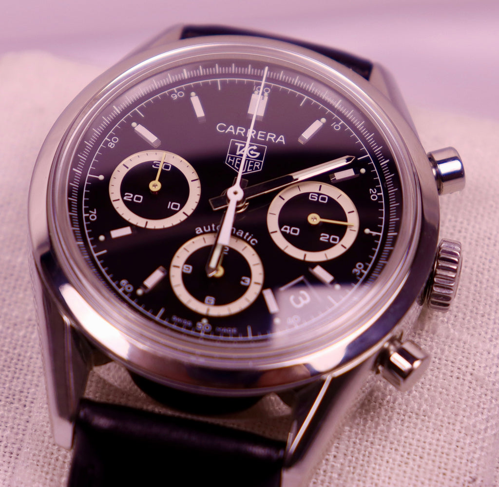 Case #720 — TAG Heuer Carrera Chronograph Black Ref. CV2113