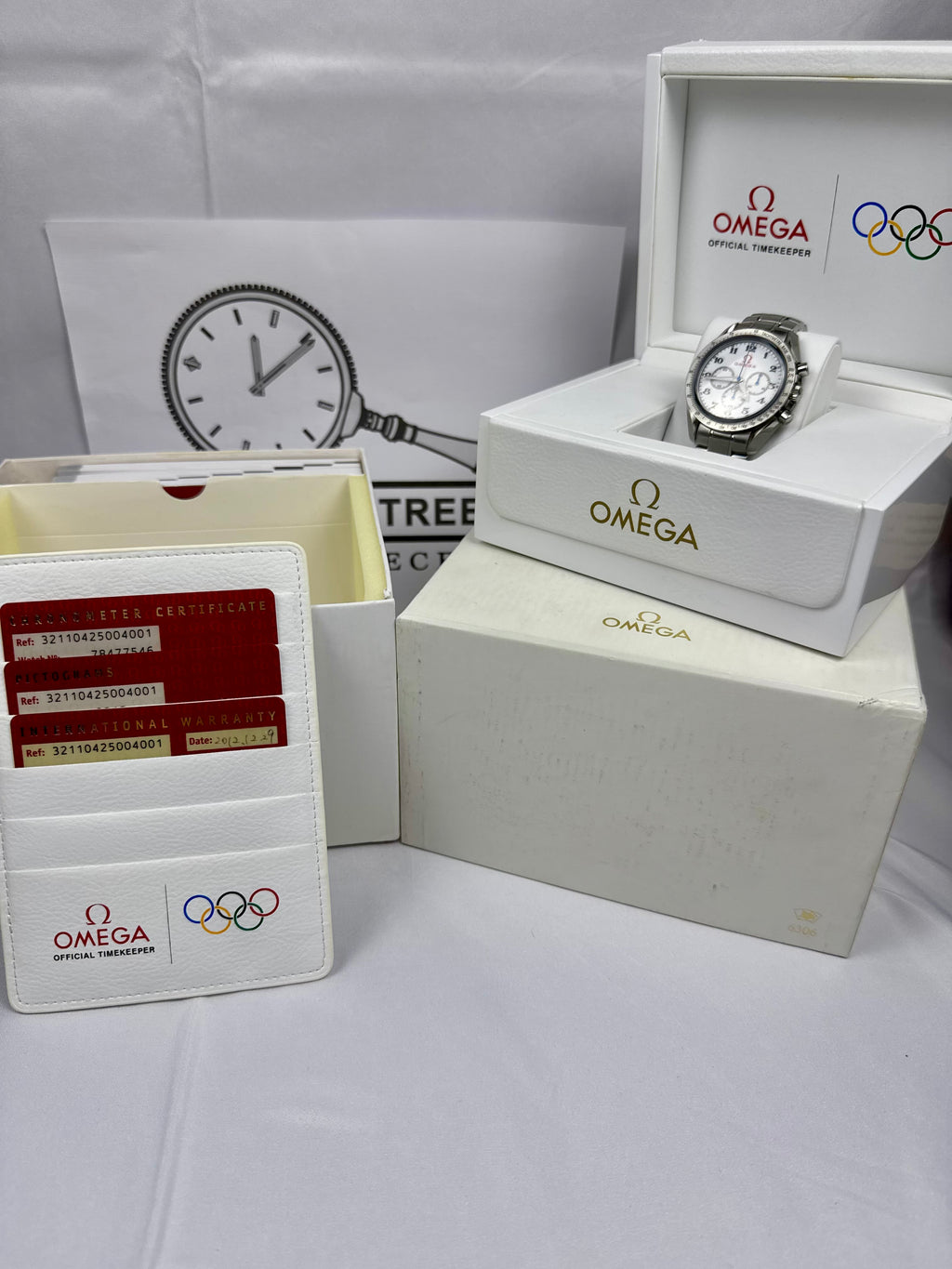 Case #445 — Omega Olympic Games Collection Chronograph Ref. 321.10.42.50.04.001