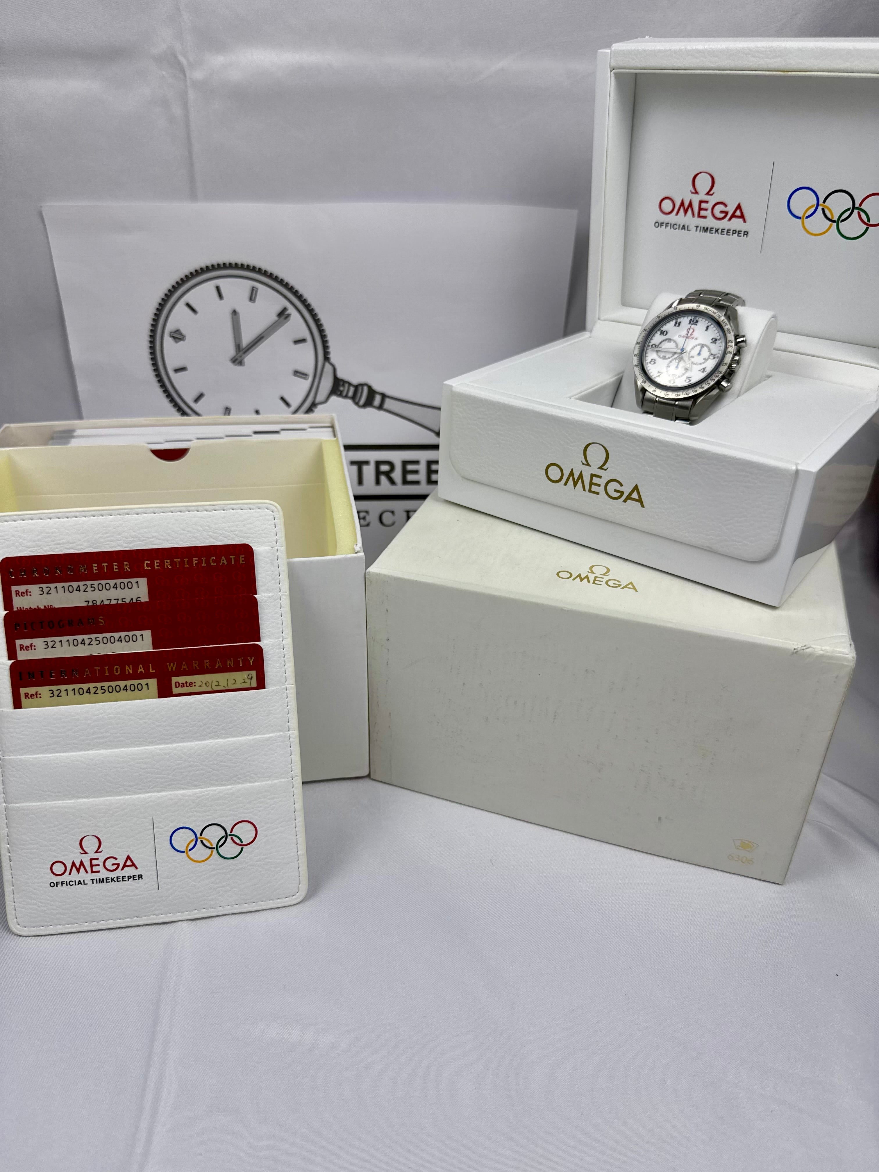 Case #445 — Omega Olympic Games Collection Chronograph Ref. 321.10.42.50.04.001