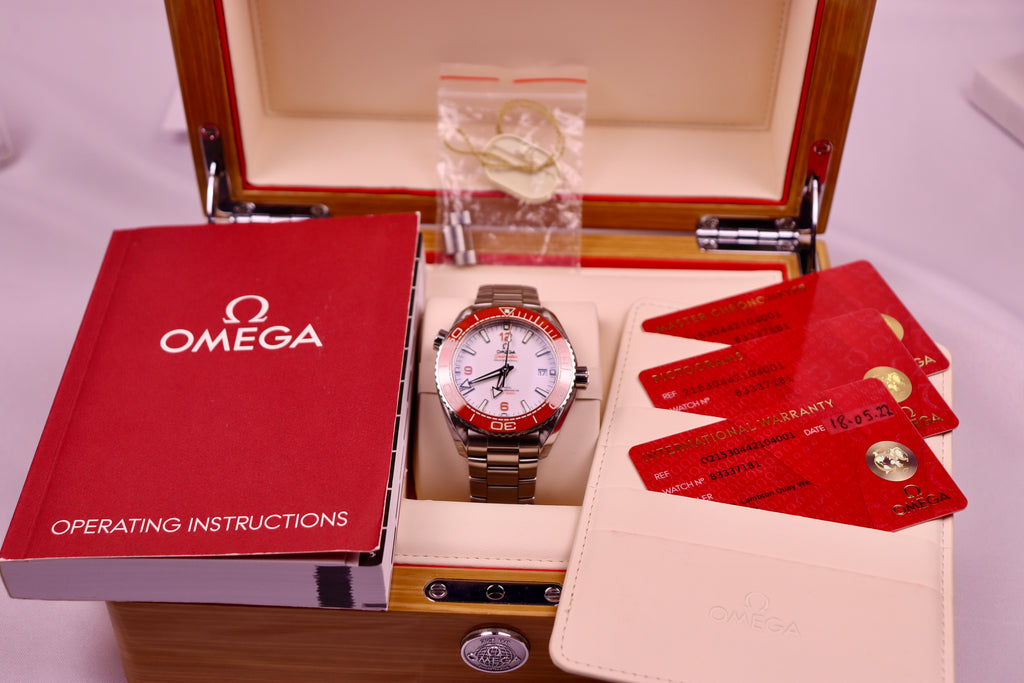 CASE #150 - OMEGA SEAMASTER PLANET OCEAN “CREAMSICLE” Ref. 215.30.44.21.04.001