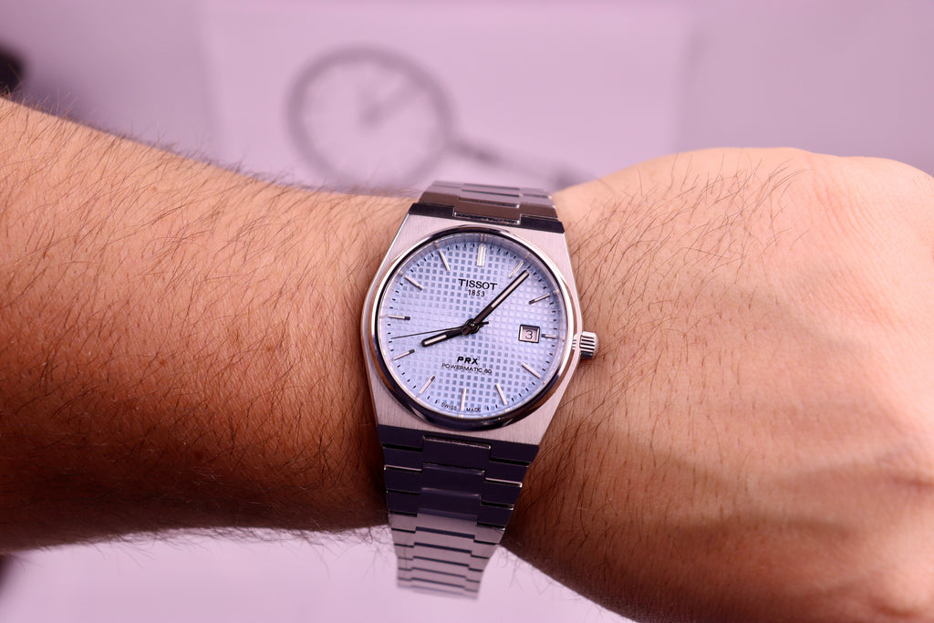 Case #495 — Tissot PRX Auto - Ice Blue Ref. T137407A