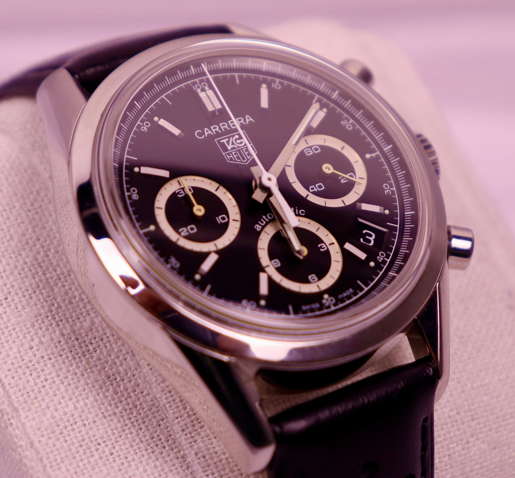 Case #720 — TAG Heuer Carrera Chronograph Black Ref. CV2113