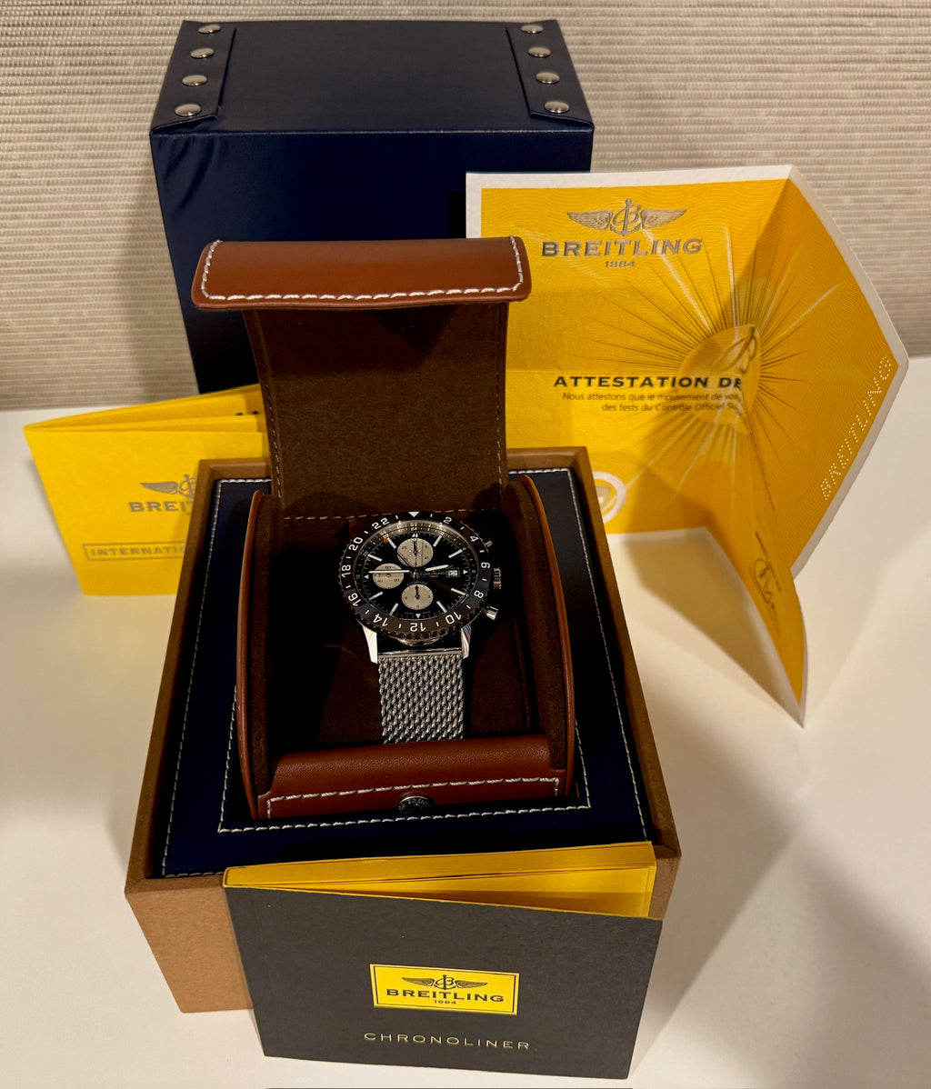 Case #82 – Breitling Chronoliner Y2431016 "Chocolate Brown"