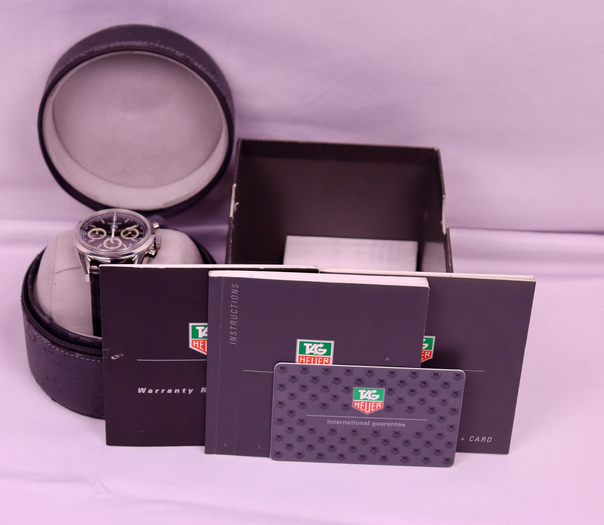 Case #720 — TAG Heuer Carrera Chronograph Black Ref. CV2113