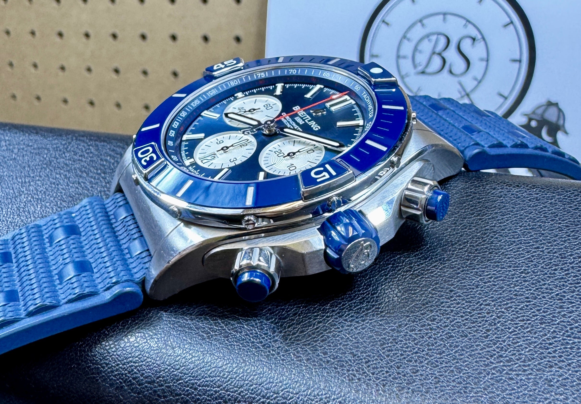Pre-Owned Breitling Super Chronomat B01 44 – Blue Dial - Ref. AB0136161C1S1-PO