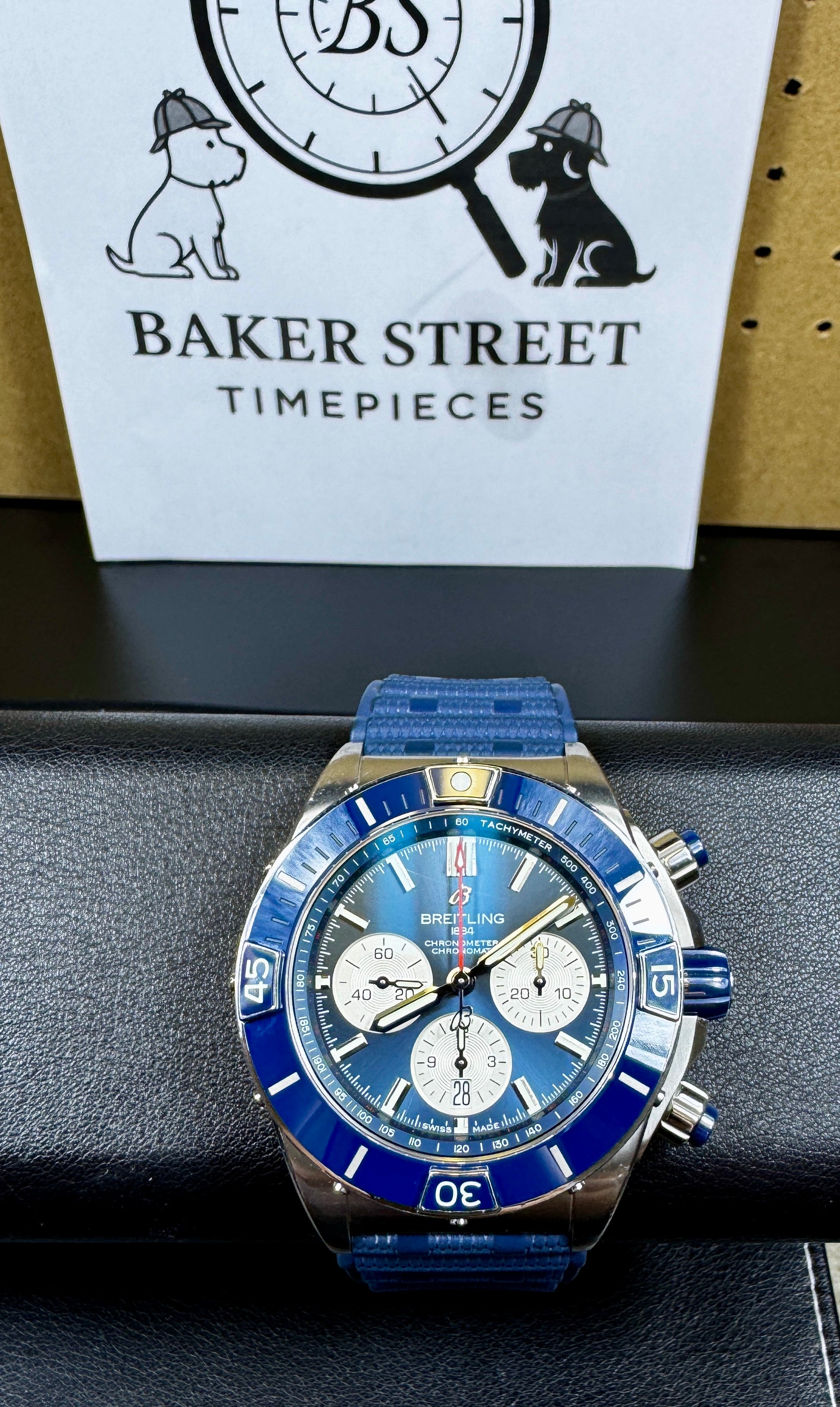 Pre-Owned Breitling Super Chronomat B01 44 – Blue Dial - Ref. AB0136161C1S1-PO