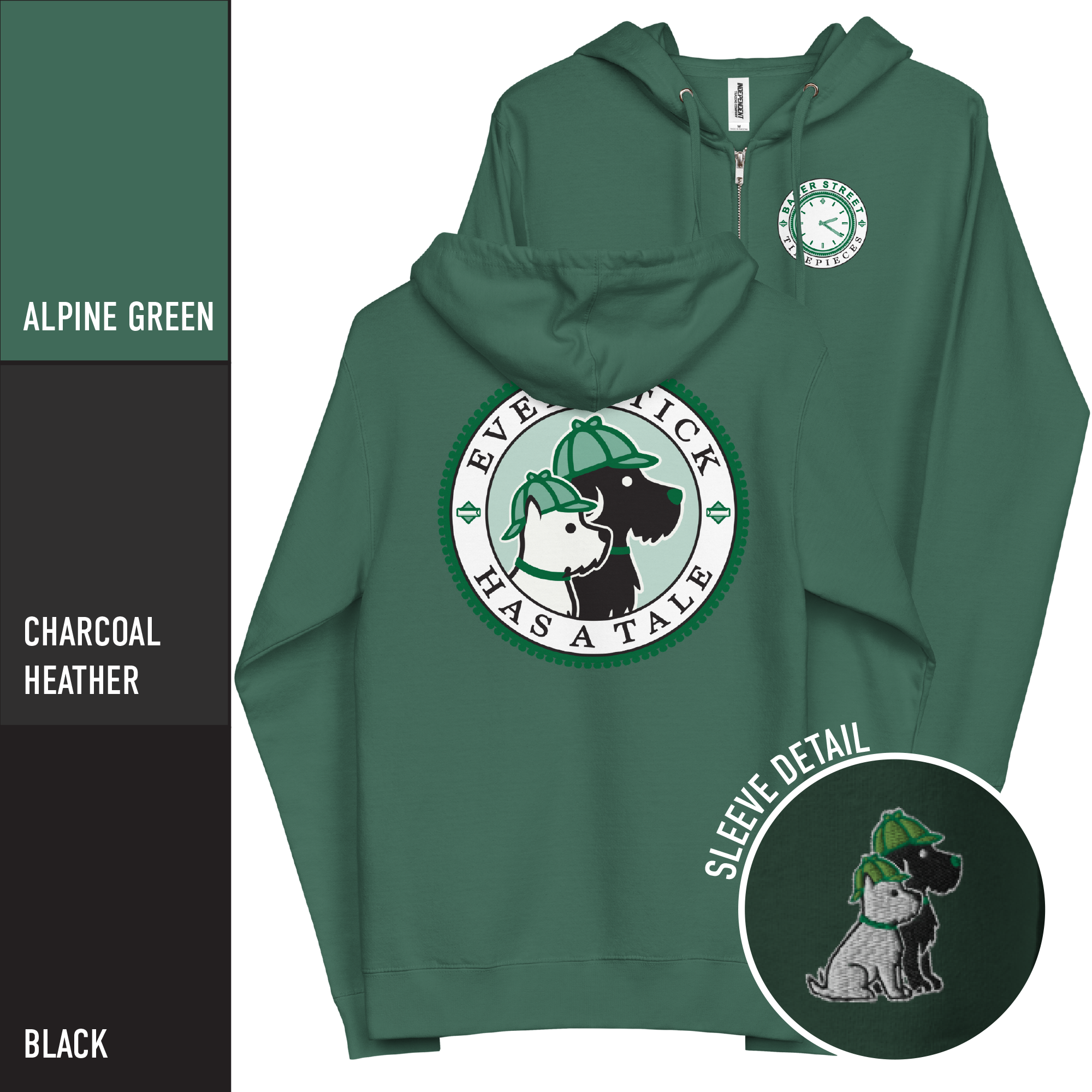 The Evidence Seal Zip Hoodie