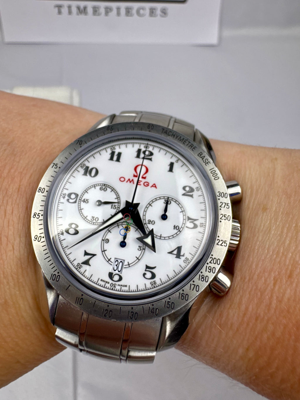 Case #445 — Omega Olympic Games Collection Chronograph Ref. 321.10.42.50.04.001