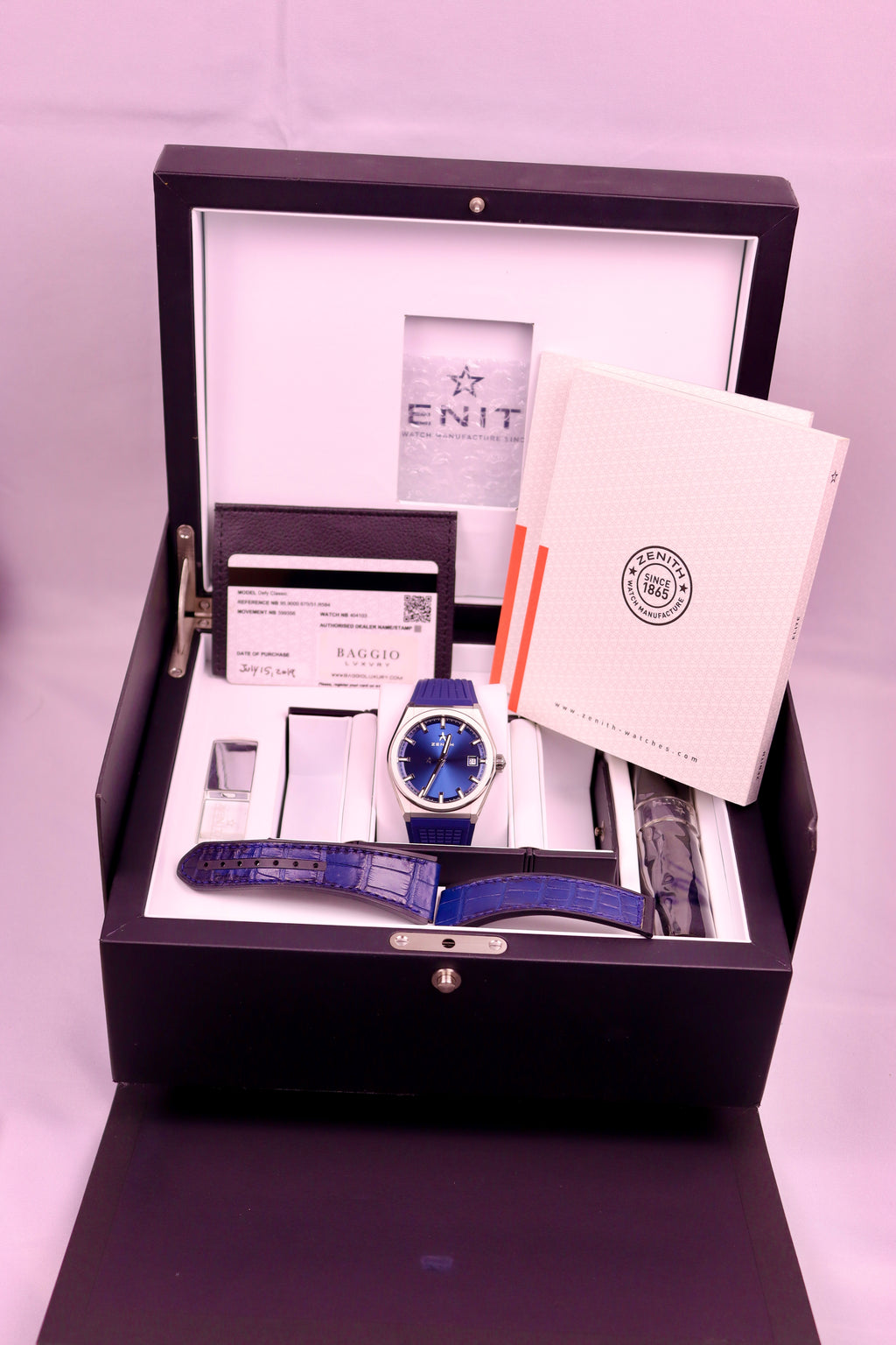 Case #551 — Zenith Defy Classic Ref. 95.9000.670/51.R584