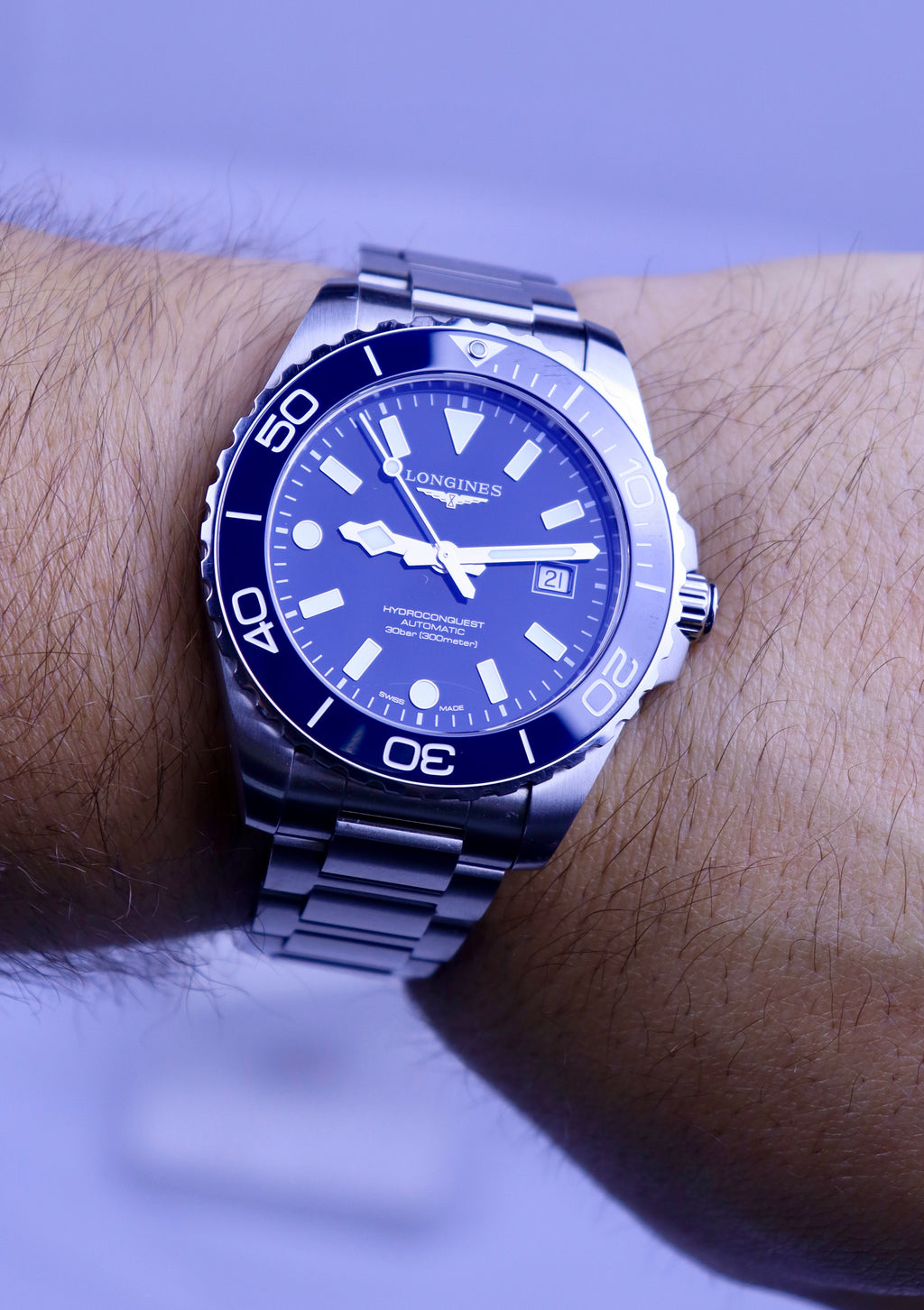 Case #529 — Longines Hydroconquest 42 MM (Blue) Ref. L3.788.4.96.6