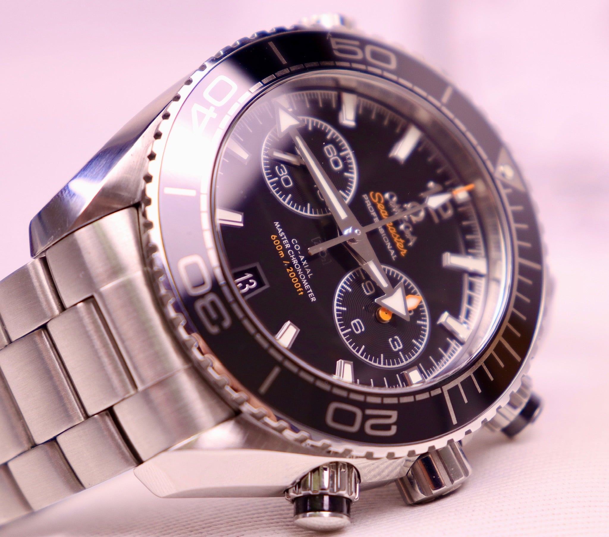 Case #190 — Omega Seamaster Planet Ocean 600M Chronograph  Ref. 215.30.46.51.01.001