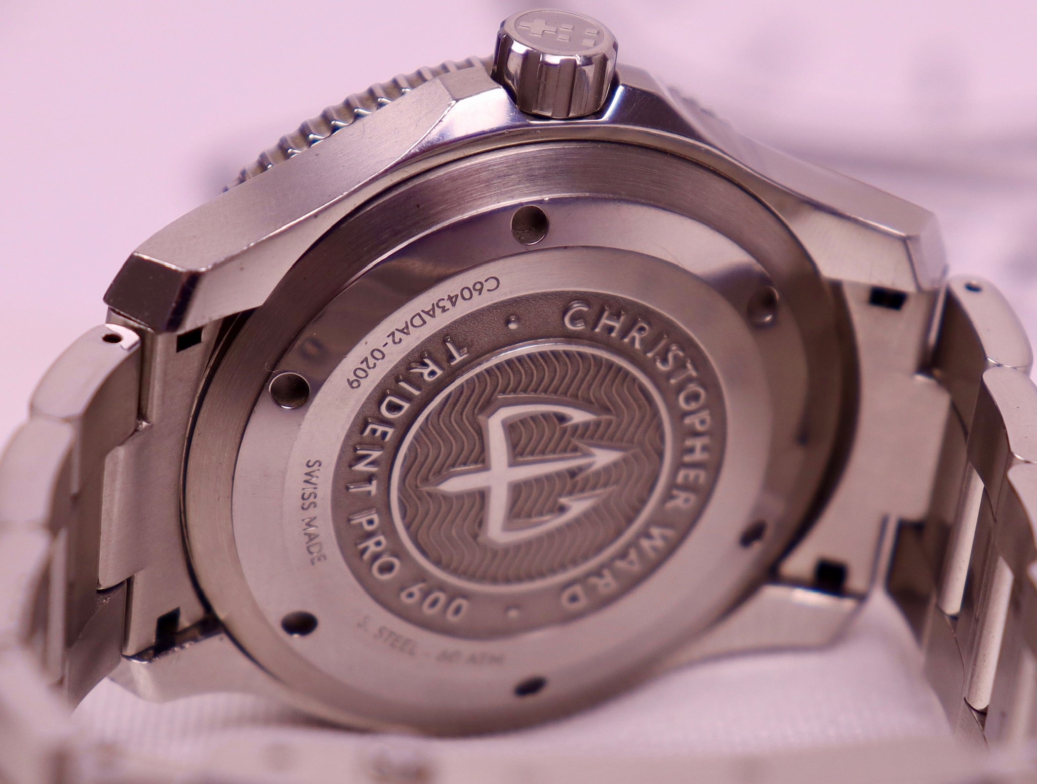 Case #198 — Christopher Ward Trident C60 Pro 600  Ref. C60-40ADA3-S0BB0-TBW