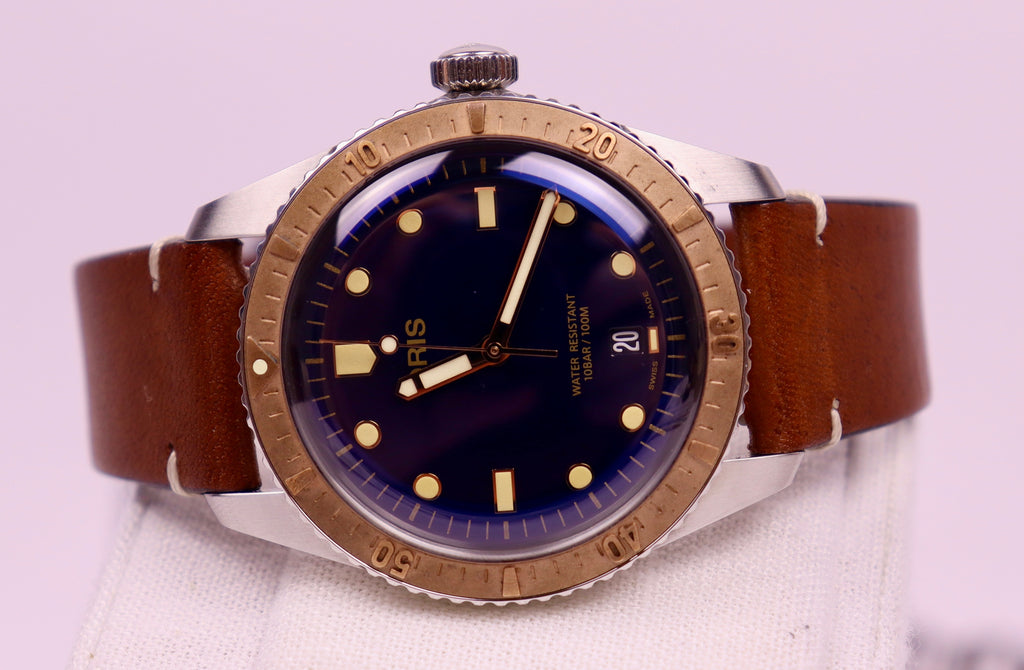 Case #249 — Oris Divers Sixty-Five Bronze 40mm  Ref. 01 733 7707 4355