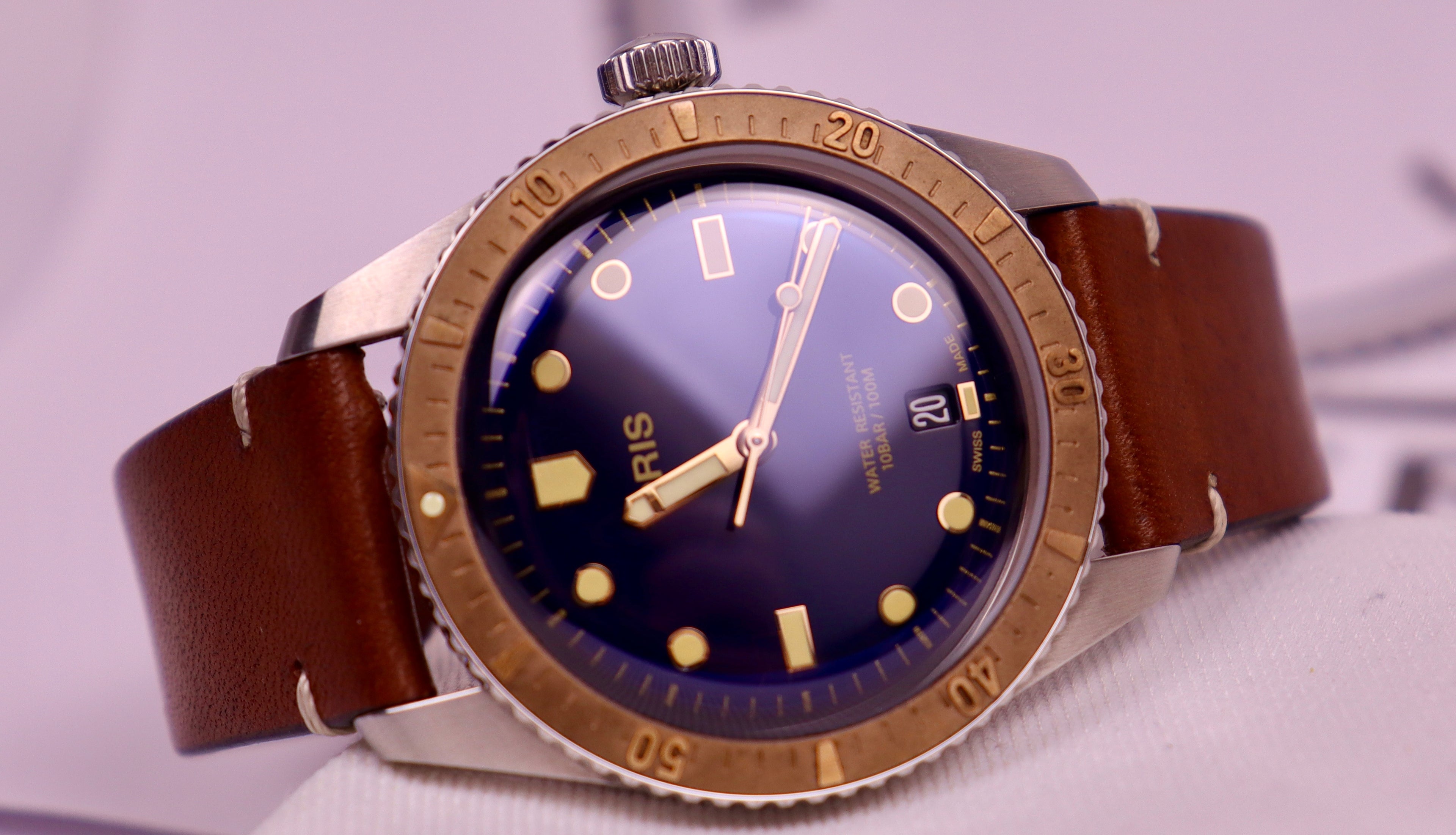 Case #249 — Oris Divers Sixty-Five Bronze 40mm  Ref. 01 733 7707 4355