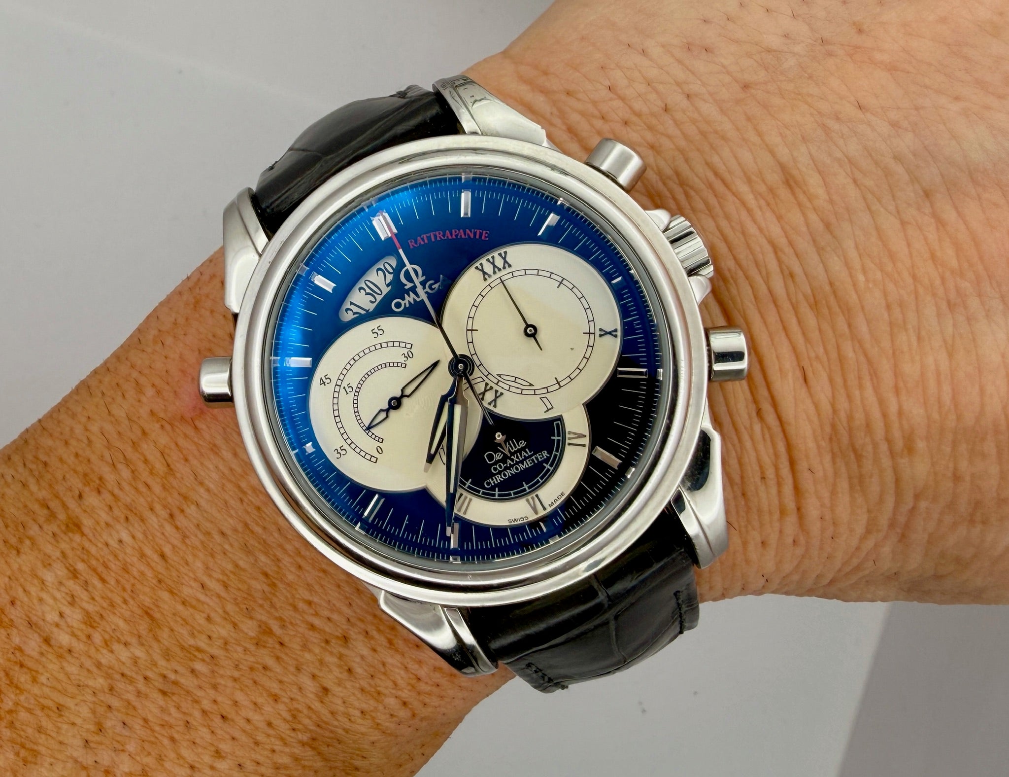 Case #159 — Omega De Ville Rattrapante  Ref. 4847.50.31
