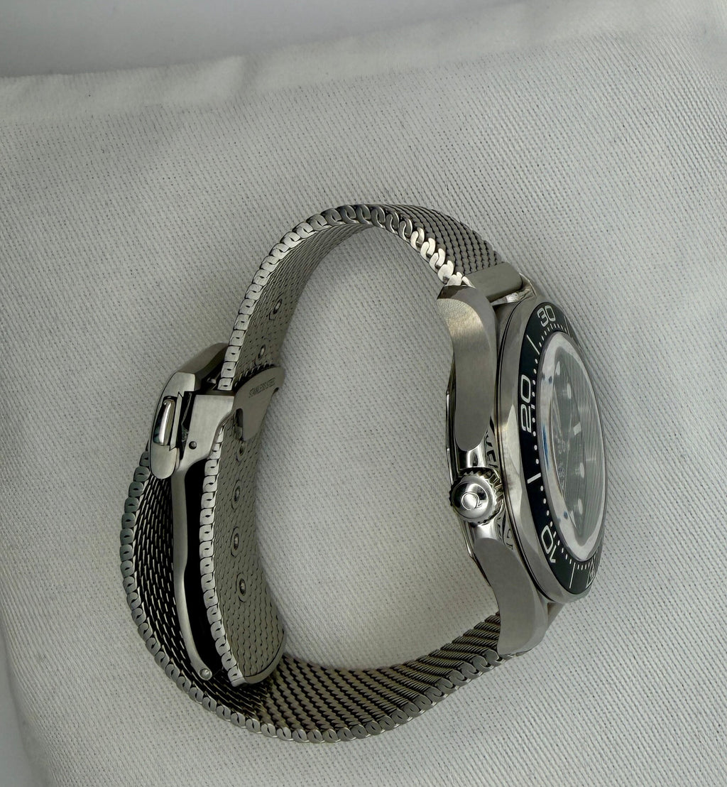 Case #174 — Omega Seamaster Diver 300M  Ref. 210.30.42.20.01.010 (Mesh Bracelet)