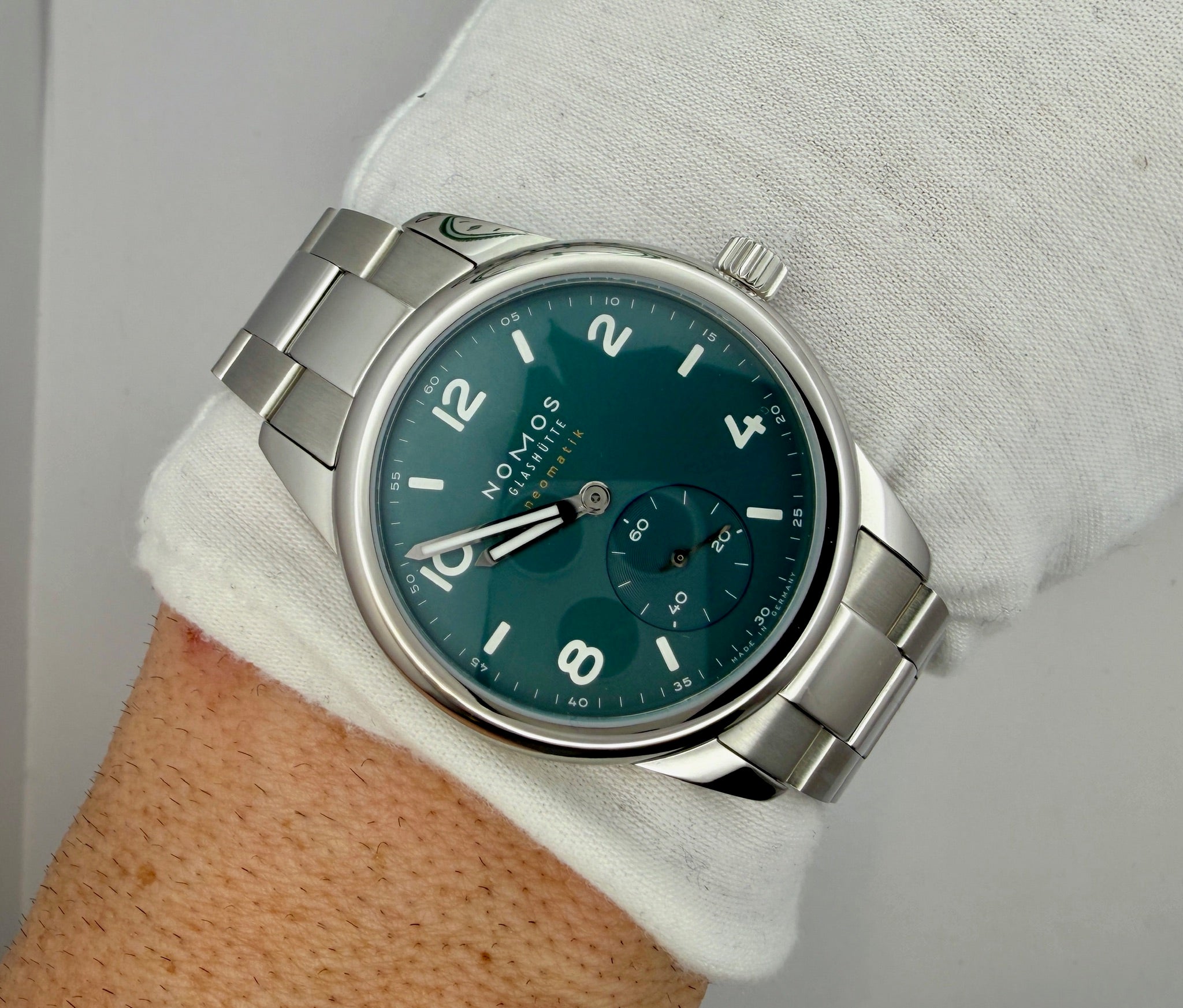 Case #168 — NOMOS Club Sport Neomatik 37  “Petrol Green”