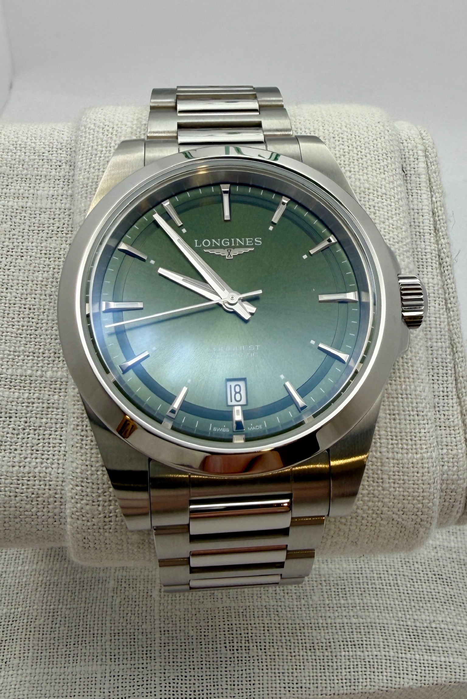 **Case #169 — Longines Conquest 38mm Green  Ref. L3.720.4.02.6**