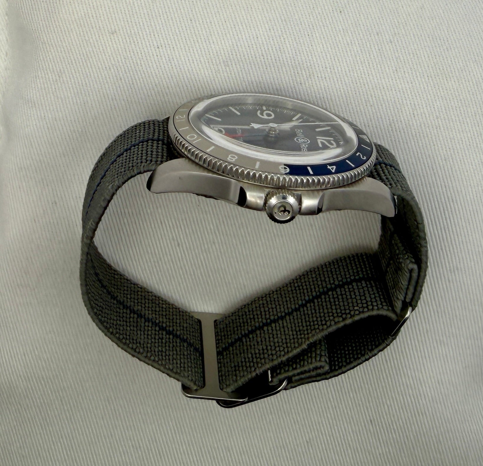 Case #184 — Bell & Ross BR V2-93 GMT Blue  Ref. BRV293-BLU-ST/S