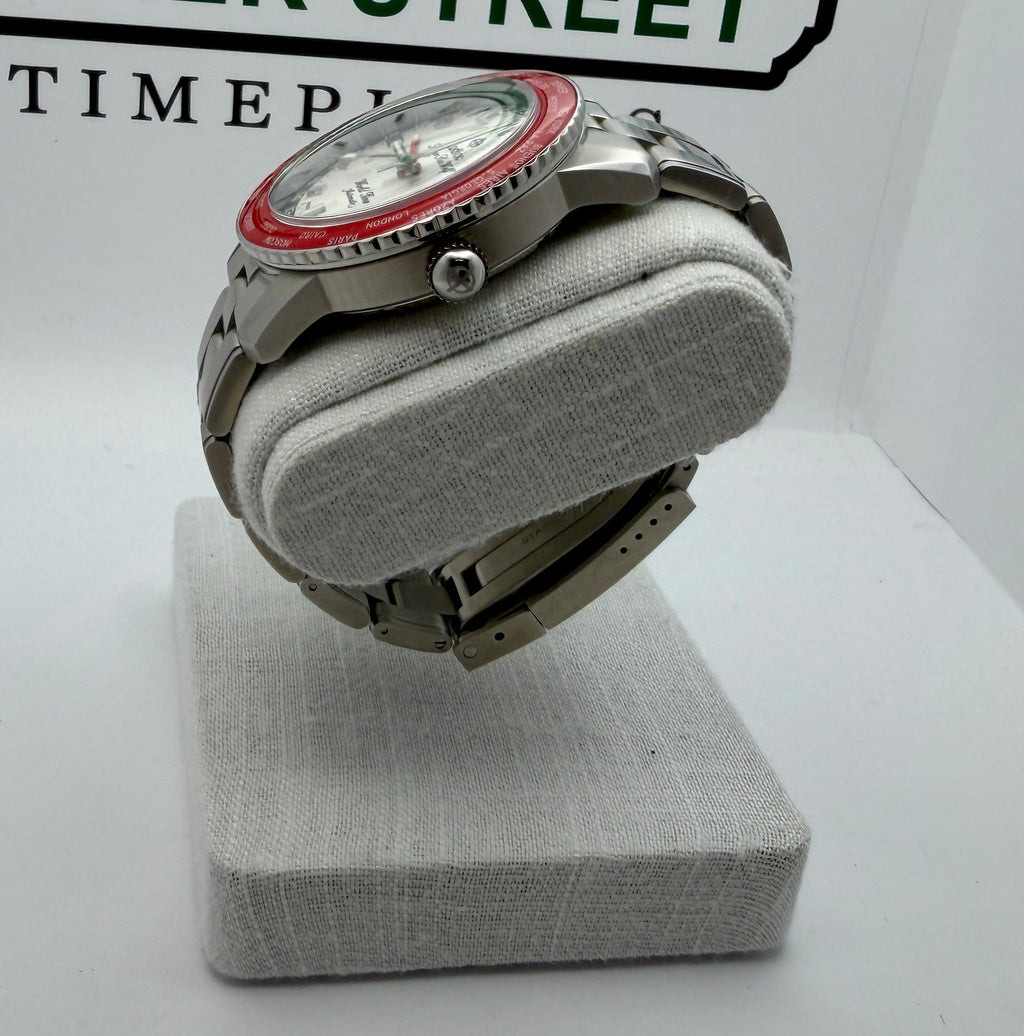 Case #182 — Zodiac Super Sea Wolf World Time Automatic  Ref. ZO9410