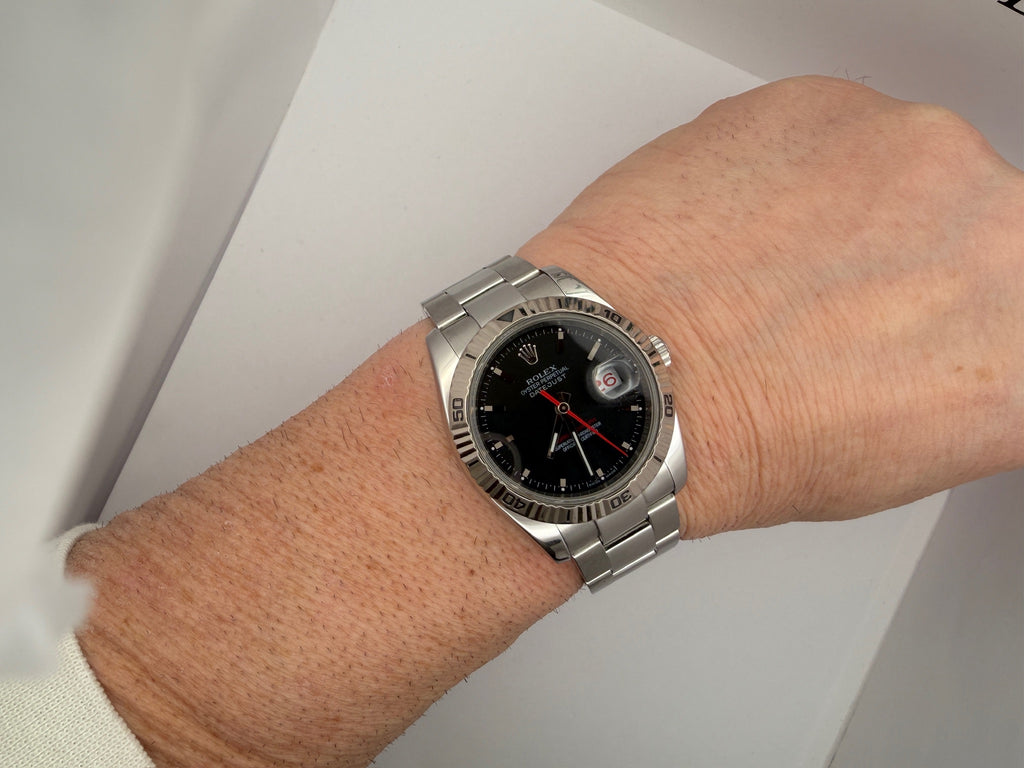 Case #185 — Rolex Turn-O-Graph 36mm Black Dial  Ref. 116264