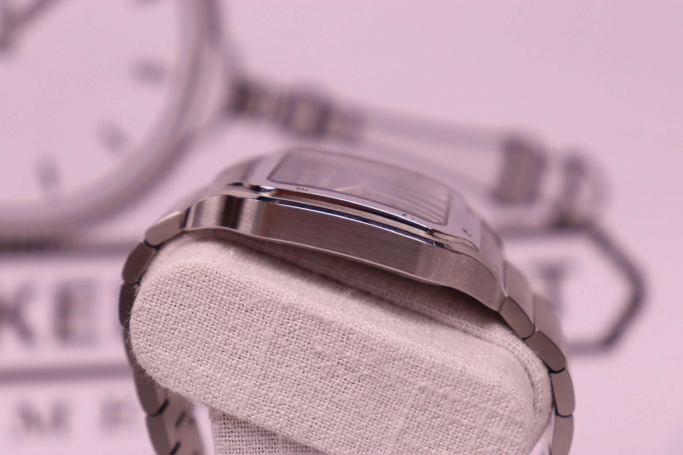 Case #391 — Cartier Santos Large Automatic Blue Ref. WSSA0071
