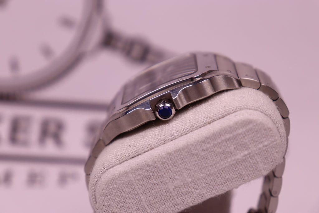 Case #391 — Cartier Santos Large Automatic Blue Ref. WSSA0071