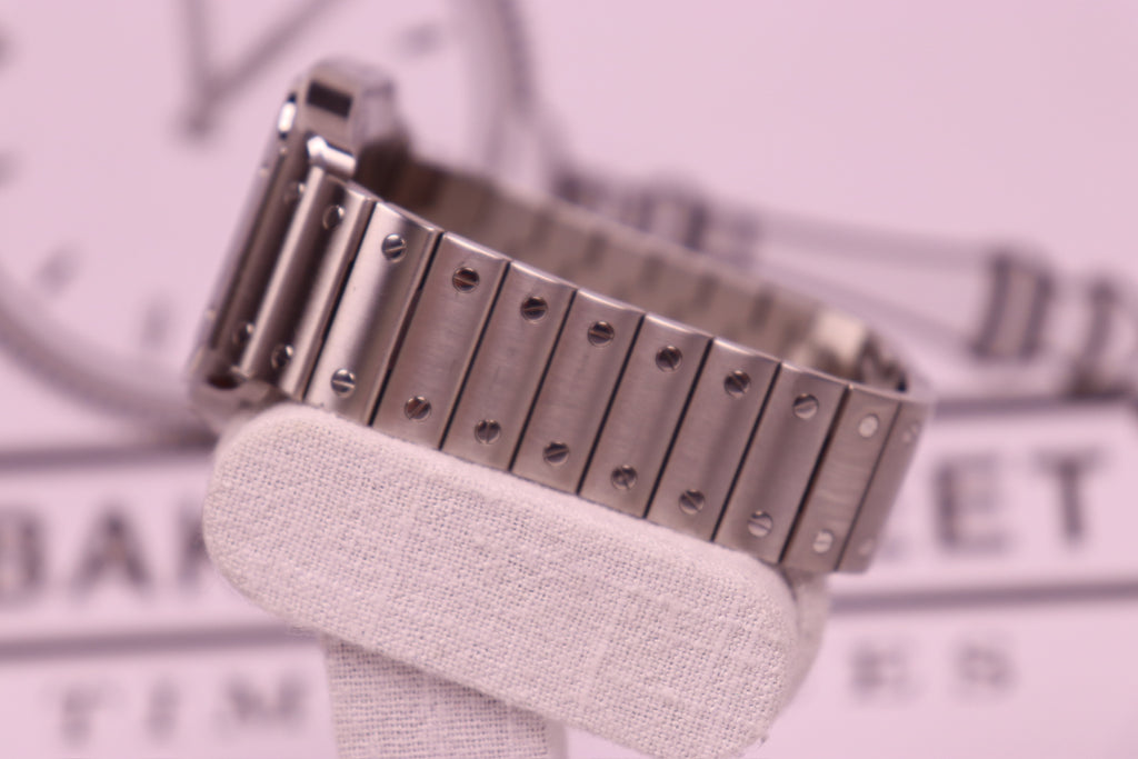 Case #391 — Cartier Santos Large Automatic Blue Ref. WSSA0071