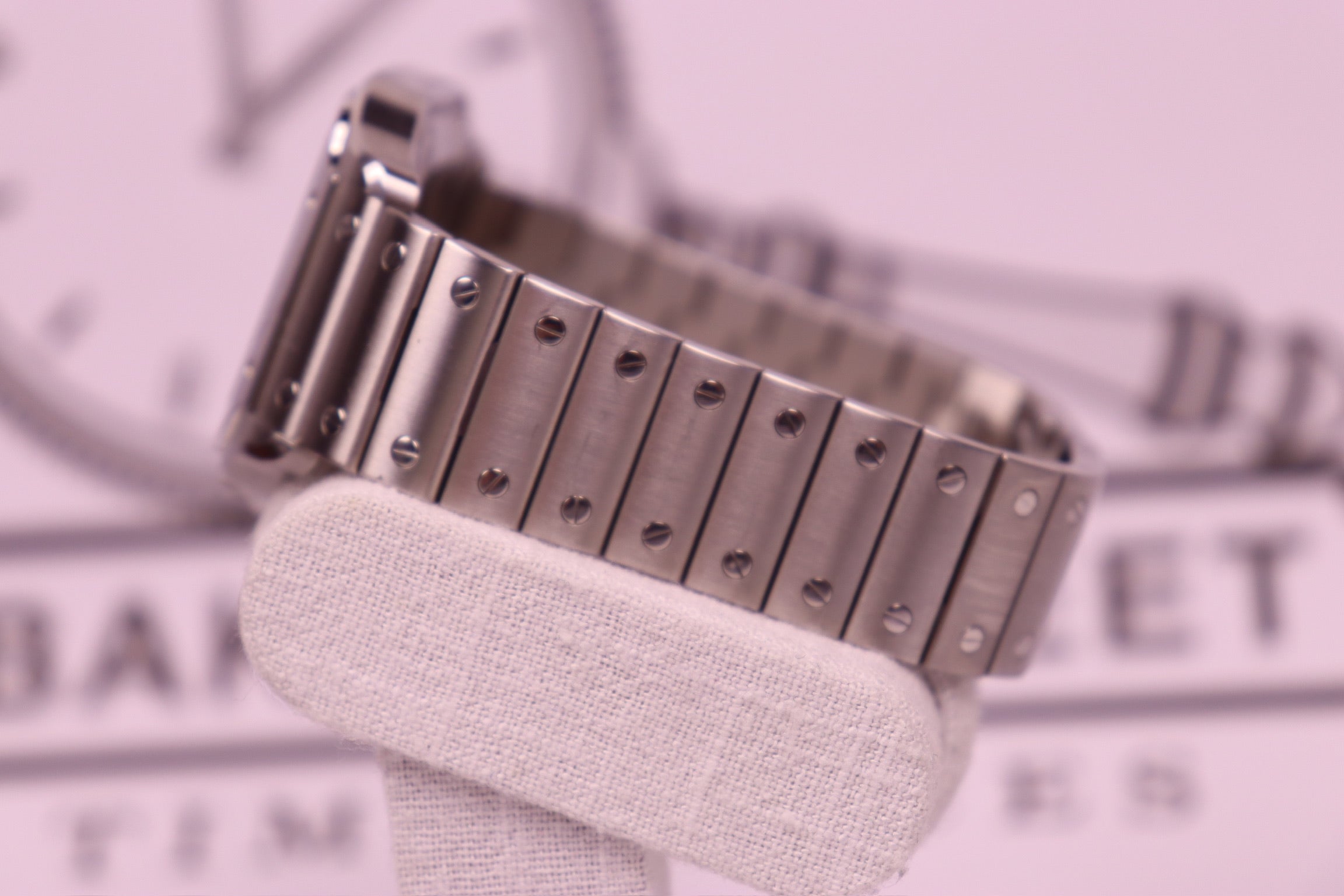 Case #391 — Cartier Santos Large Automatic Blue Ref. WSSA0071