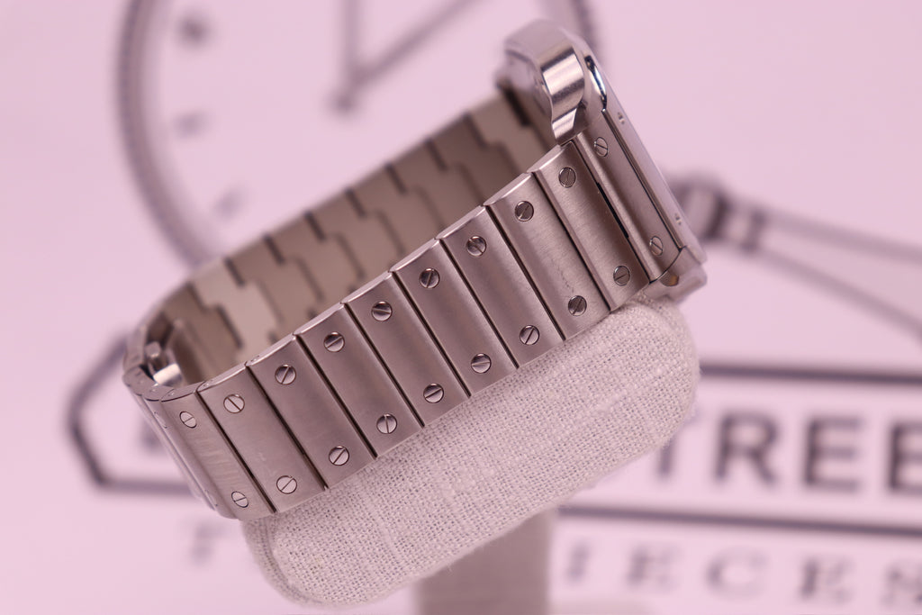 Case #391 — Cartier Santos Large Automatic Blue Ref. WSSA0071