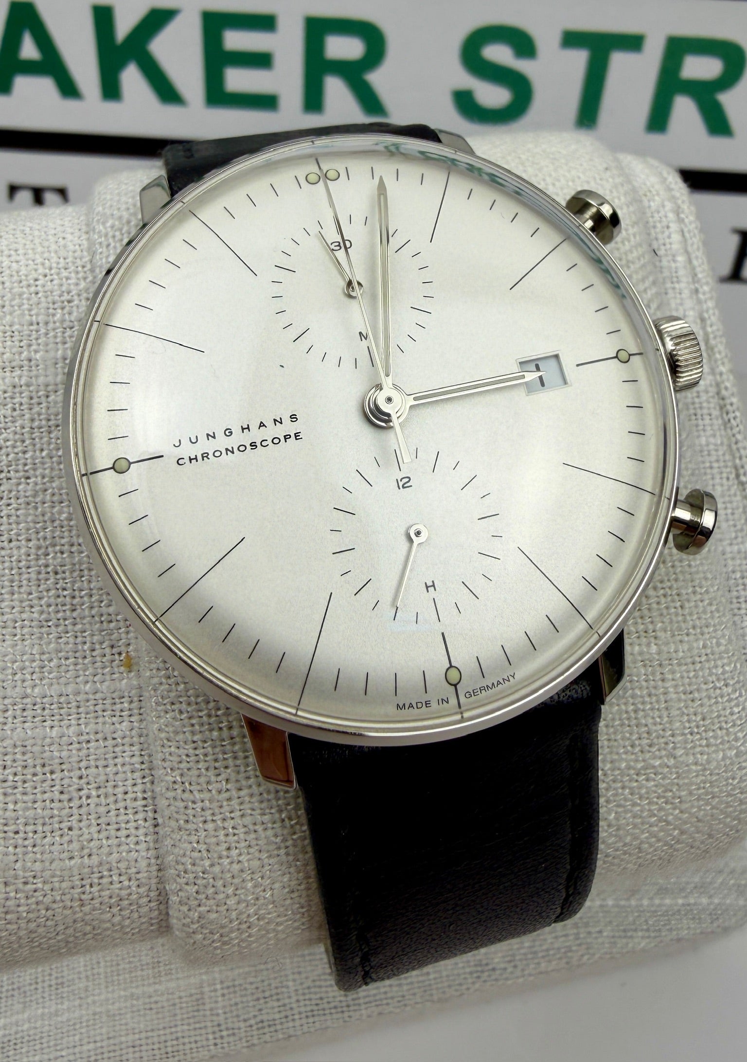 Case #194 — Junghans Max Bill Chronoscope  Ref. 027/4600.00